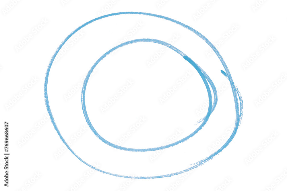 Light blue round brush isolated on transparent background. Light blue round brush isolated on transparent background.