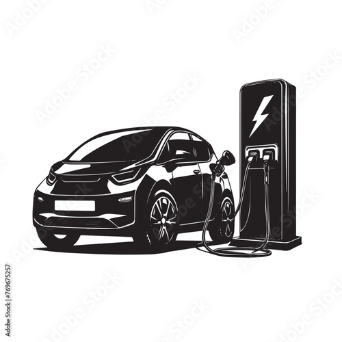 Electric vehicle charging silhouette,Electric vehicle charging silhouette images ,Electric vehicle charging silhouette png ,Electric vehicle charging silhouette design 