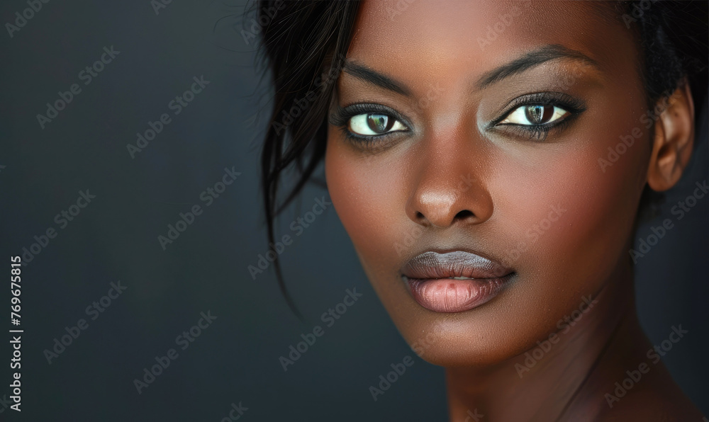 A beautiful african female model A beautiful african female model