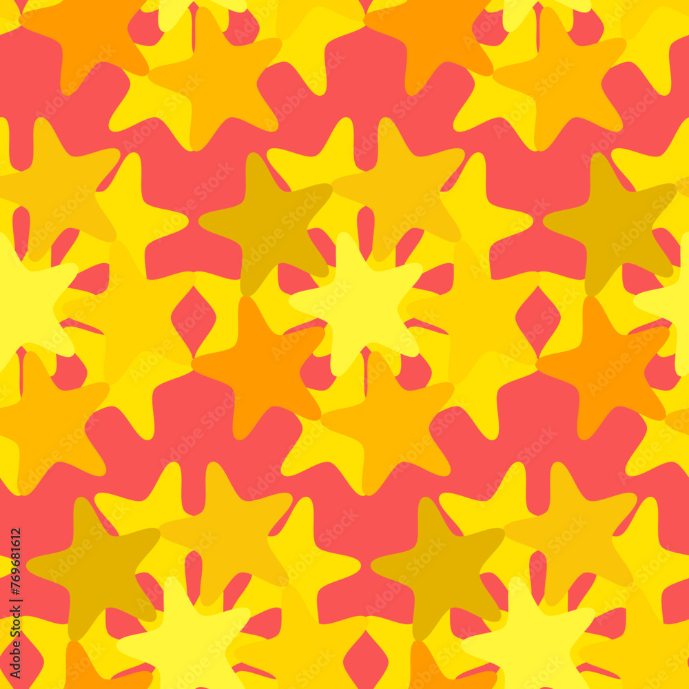 Vector - starry sky seamless pattern. Vector - starry sky seamless pattern.
