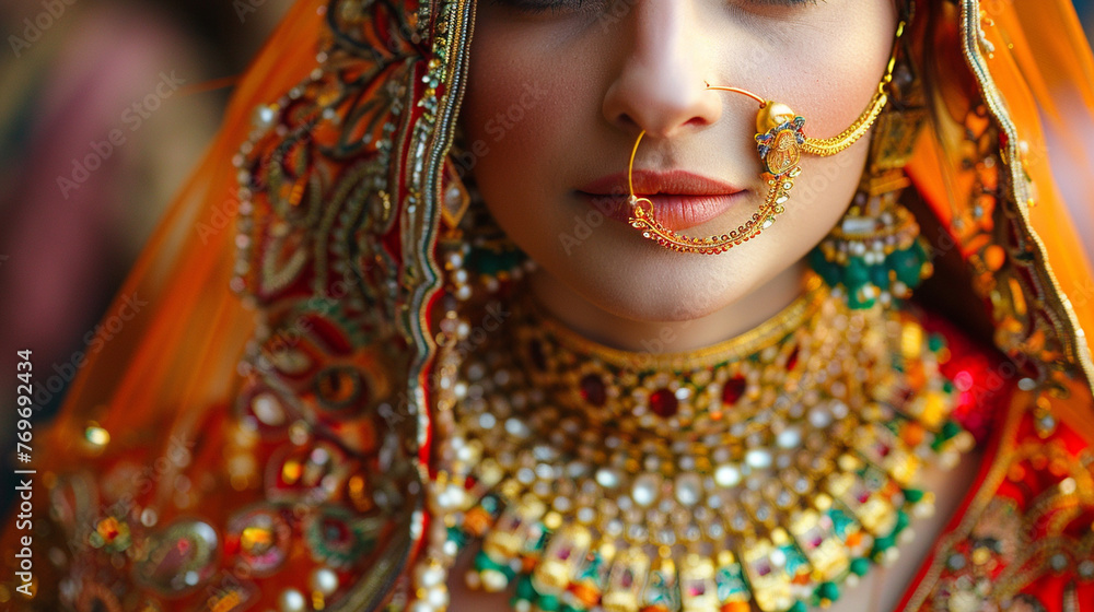Photo capturing the beauty of traditional costumes and jewelry worn during special occasions - happiness, joy, love, respect Photo capturing the beauty of traditional costumes and jewelry worn during special occasions - happiness, joy, love, respect