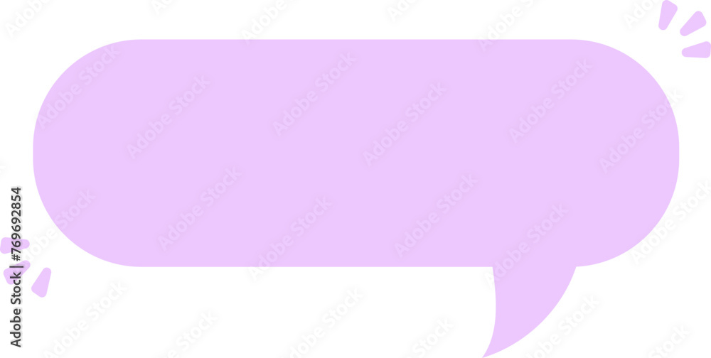 Speech Bubble Illustration Speech Bubble Illustration