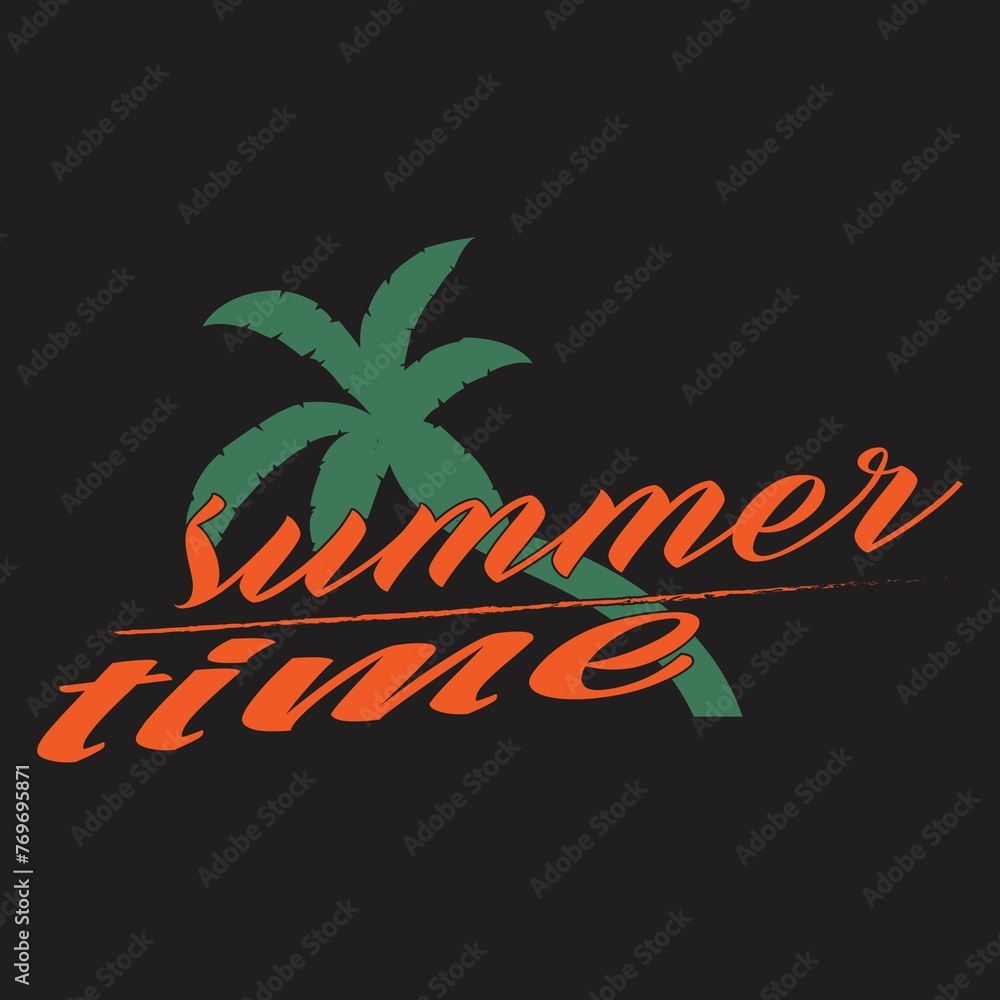 Obraz premium summer t shirt design vector