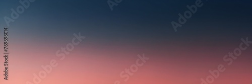 Navy blue to coral pink color gradient shiny metal sheet surface smooth texture banner panoramic background banner template backdrop from Generative AI