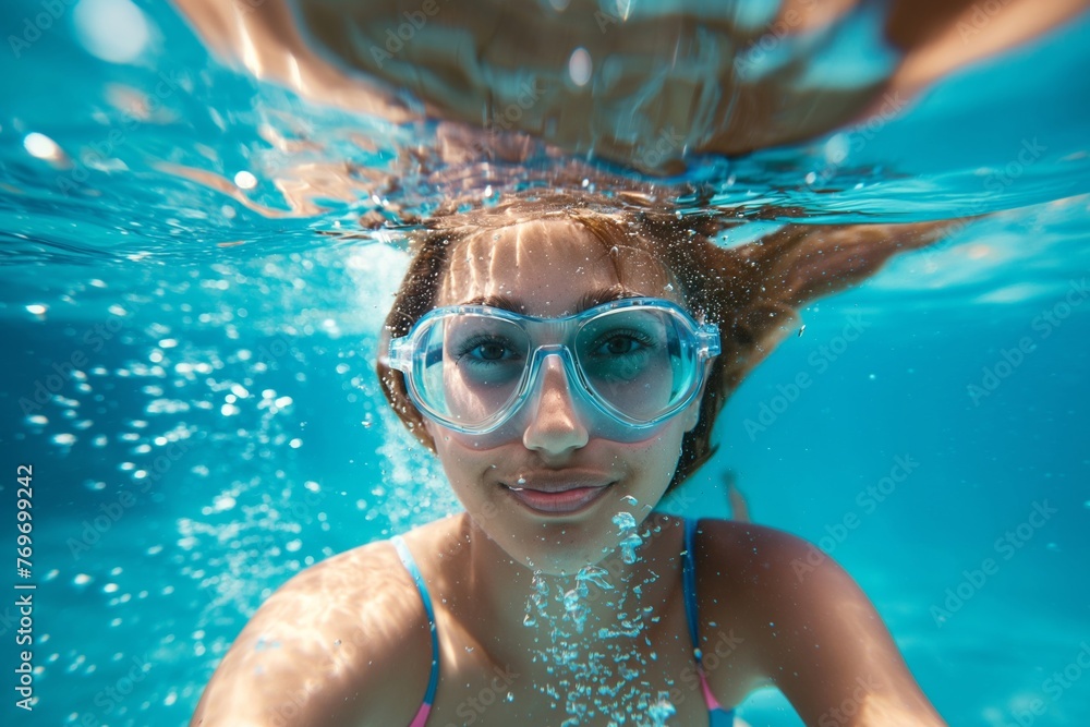 Effervescent Underwater Portrait