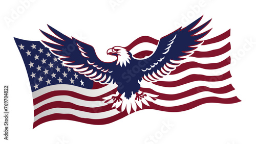 Eagle and Flag: Iconic Symbols of American Patriotism and Pride