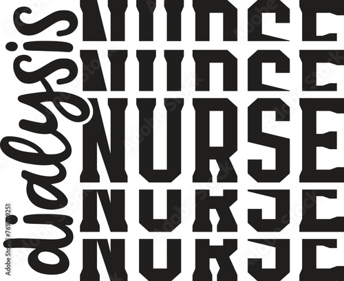 Dialysis Vector, Dialysis Nurse Quote, Dialysis Tech Illustration, Funny, Clip Art, Medical Illustration