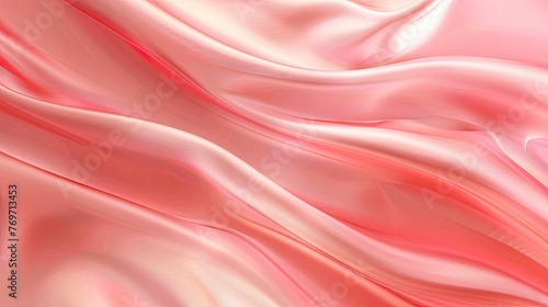 Light red abstract elegant luxury background. Peach red shade. Color gradient. Blurred lines, stripes. Drapery. Template. Empty. Mother's day. Baby, child Birthday, Valentine. Vintag - generative ai
