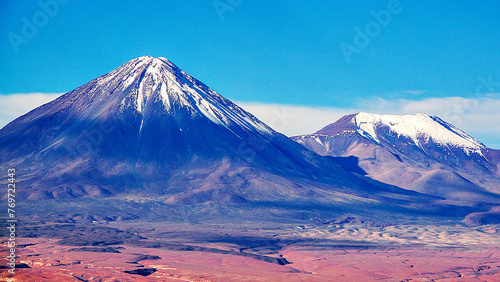 Lincancabur volcano in Atacama