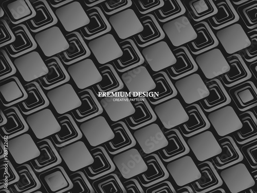 Premium background with abstract pattern. Modern steel and black carbon fiber background. light and shadow.