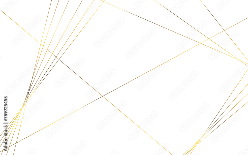 Luxury and elegant golden lines hand drawn random seamless pattern - obrazy, fototapety, plakaty 