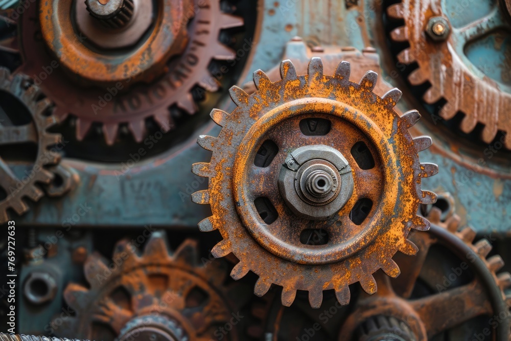 Gear System for Advanced Technology and Industry Uses - Mechanical Wheel Equipment for Business and Work Processes Gear System for Advanced Technology and Industry Uses - Mechanical Wheel Equipment for Business and Work Processes