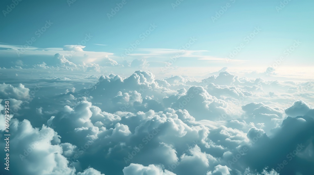 Sky Clouds and Space View Background