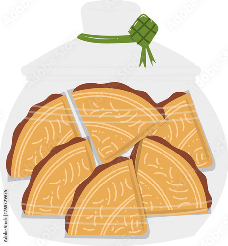 Eid cookies Illustration 