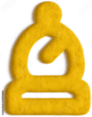 Chess King Yellow Fluffy Icon photo
