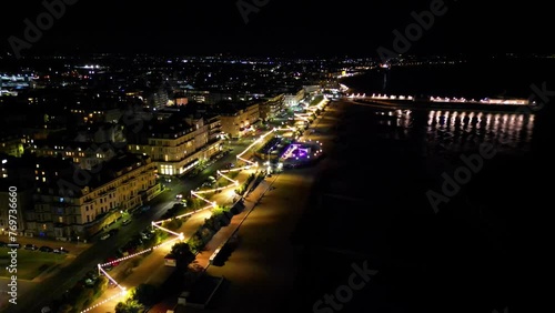 Wallpaper Mural Eastbourne Night - Flying along the beach Torontodigital.ca