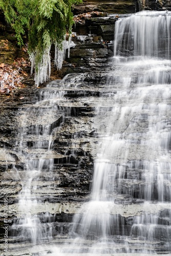 Eternal Flame Falls in Shale Creek Preserve