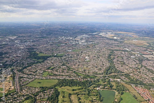 Aerial view of Swindon, Wiltshire 