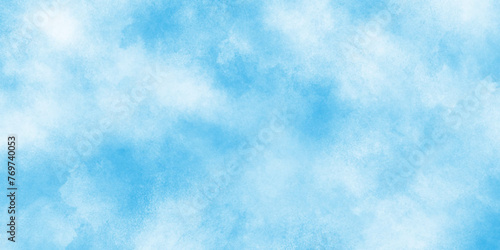 Photography Watercolor illustration art marble painting abstract blue color texture, Stain artistic vector used as being an element, design and card, Hand painted abstract soft sky blue watercolor sky and clouds