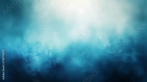 abstract background of blue waves and a water surface. Blue brush gradient texture. generative ai photo