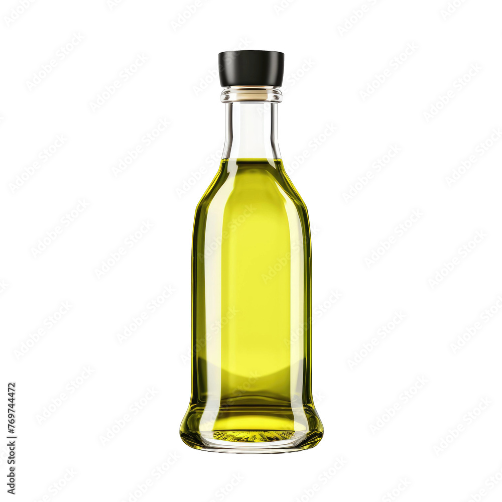 Olive oil bottle isolated on transparent a white background Olive oil bottle isolated on transparent a white background