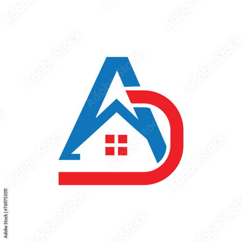 Ad real estate Business Logo vector template