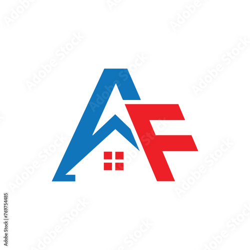 Af real estate Business Logo vector template
