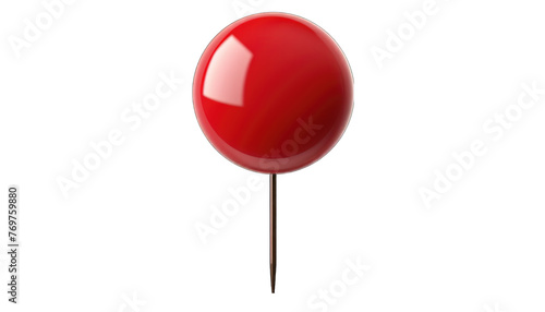 Red pin, push pin png