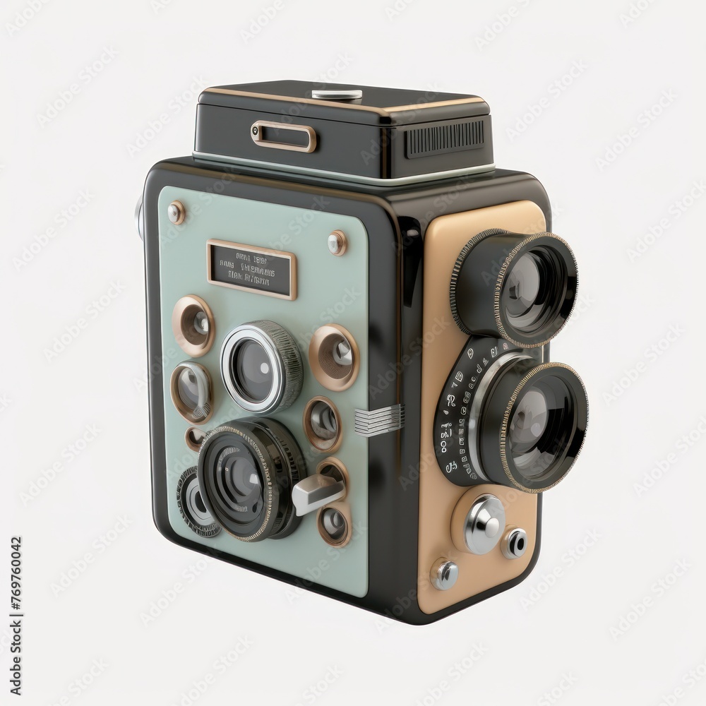 Antique Camera on Table Antique Camera on Table