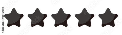 5つ星のベクターアイコン