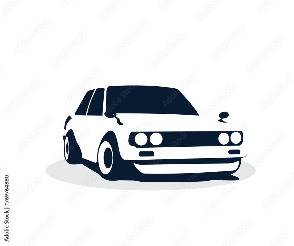vector logo design car