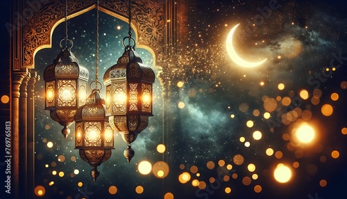 Lantern Islamic Background © Din Nasahrudin