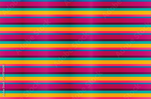 Horizontal stripe pattern vector design. Abstract geometric background with l...