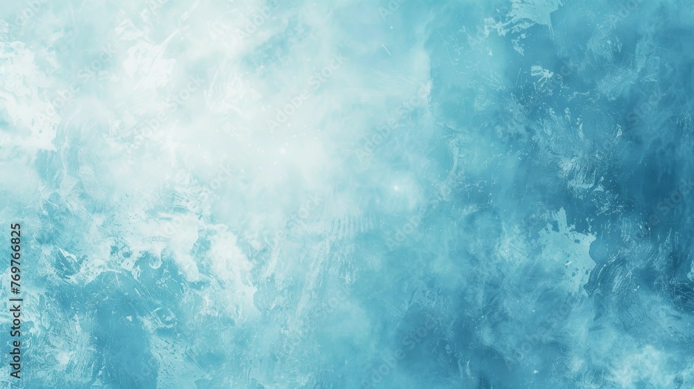 Abstract blue ice texture background