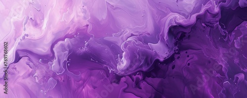 Abstract purple liquid art pattern