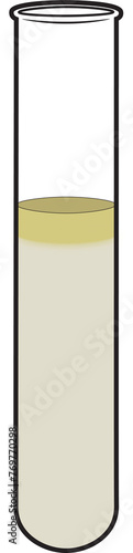 Foto Yellow Precipitate in Test Tube