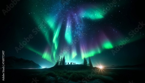 Northern lights, captured with the essence of Documentary Photography, Editorial Photography 