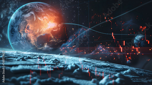 Cosmic Finance: Charts Emerging from the Storm on Jupiter