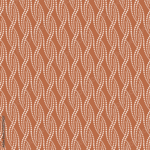 Wave pattern of white dots ...