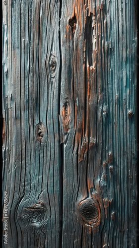 Textured wooden surface with weathered paint