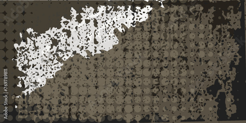 White background on cement floor texture - concrete texture - old vintage grunge texture design Abstract grunge rectangular frames collection dots black