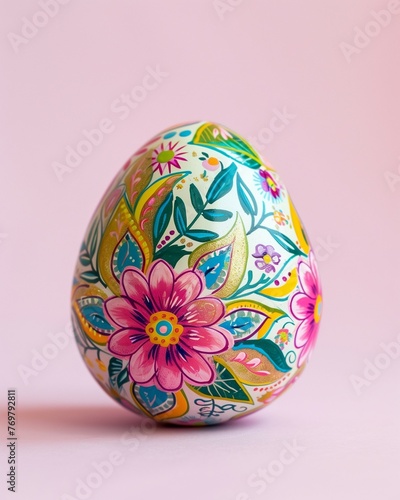 Easter egg highly decorated...