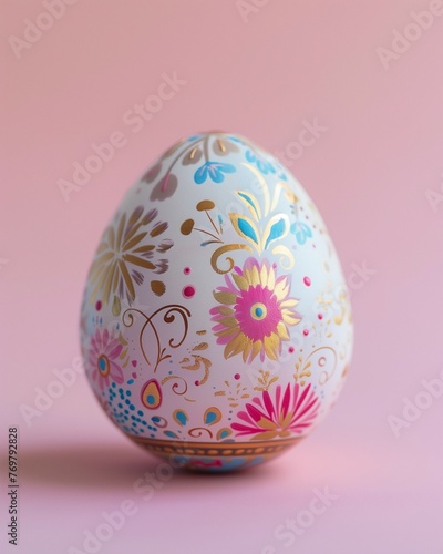Easter egg highly decorated...