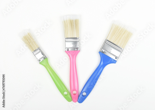 Wallpaper Mural paint brush on white background. Torontodigital.ca