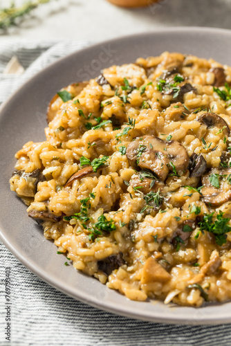 Healthy Italian Mushroom Risotto