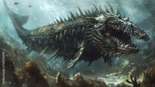 An imposing leviathan beast...