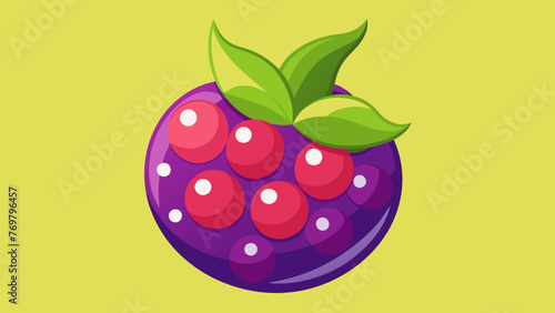  A closeup of a small but mighty berry bursting with antioxidants and vitamins symbolizing the potency and effectiveness of plantbased remedies.