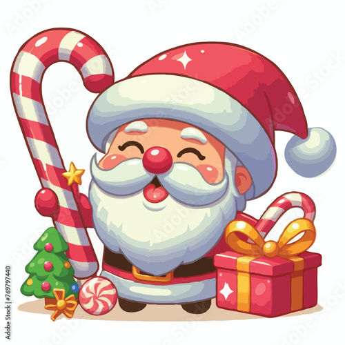 new chrismas vector on white background