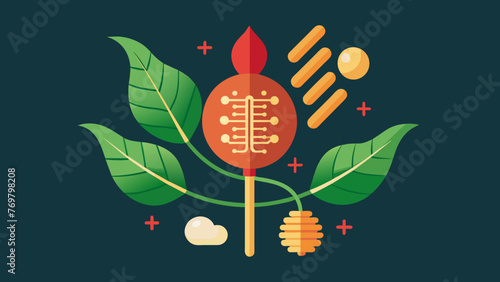  A macro shot of a traditional Chinese medicine herbal remedy highlighting the use of natural ingredients in conjunction with acupuncture for