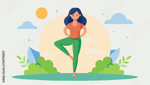  The gentle curves and lines of a womans feet pressing into the earth as she balances in a standing posture demonstrating the grounding and